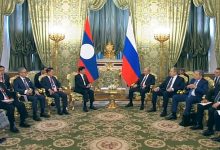 Photo of Появилось видео, как президент Лаоса подарил двух слонов Путину
