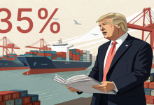 Photo of «Тогда они будут платить пошлины в размере 35%»: Трамп пригрозил ЕС новым увеличением тарифов за нарушение сделки