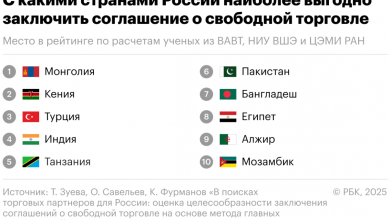 Photo of Наиболее выгодные России для свободной торговли страны. Инфографика