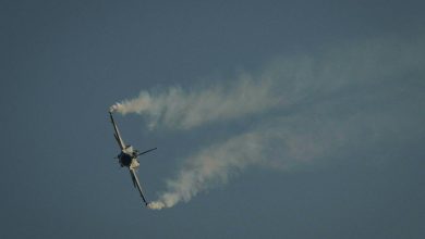 Photo of Истребитель F-16 разбился в США во время учебного полета